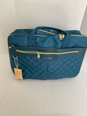 RAINSMORE 17 Inch Laptop Briefcase Waterproof Messenger Bag Office College